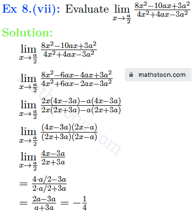 sndey-11-limits-solution-vsatq-Ex 8.(vii)