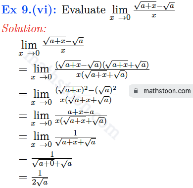 sndey-11-limits-solution-vsatq-Ex 9.(vi)