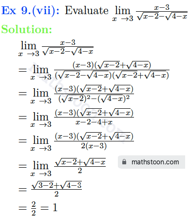 sndey-11-limits-solution-vsatq-Ex 9.(vii)