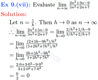 sn dey-11-limits-solution-satq-Ex 9.(vii)