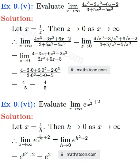 sndey-11-limits-solution-satq-Ex9. (v) (vi)