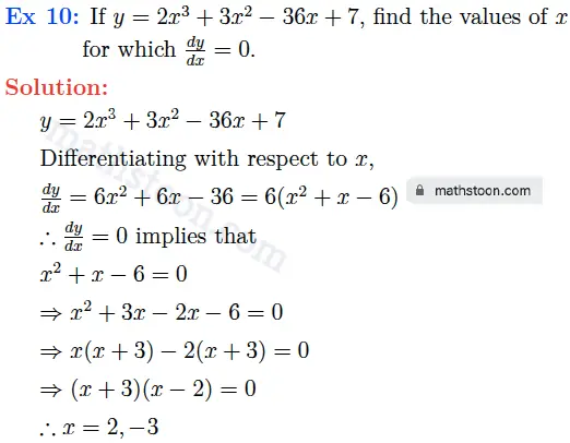 sn-dey-11-differentiation-vsatq-Ex-10 solution