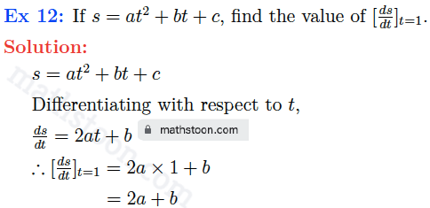 sn-dey-11-differentiation-vsatq-Ex-12 solution