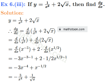 sn dey-11-differentiation-vsatq-Ex 6.(iii)