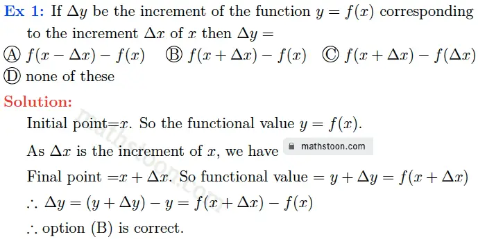 sn dey-11-differentiation-solution-mctq-question 1