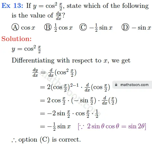 sn dey-11-differentiation-solution-mctq-question 13