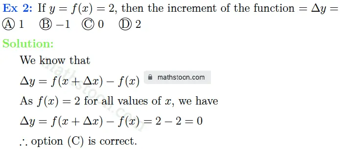 sn dey-11-differentiation-solution-mctq-question 2