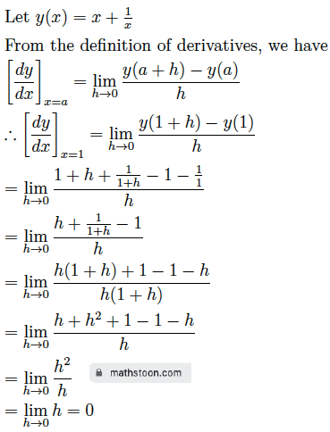 sn dey-11-differentiation-satq-Ex 4.(i) solution