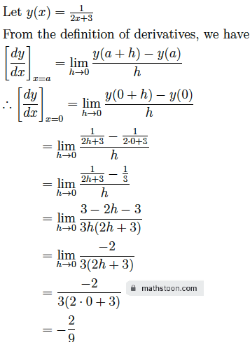 sn dey-11-differentiation-satq-Ex 4.(iii) solution